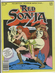 Marvel Super Special #38 Red Sonja Movie Adaptation Magazine HTF Later Issue FVF