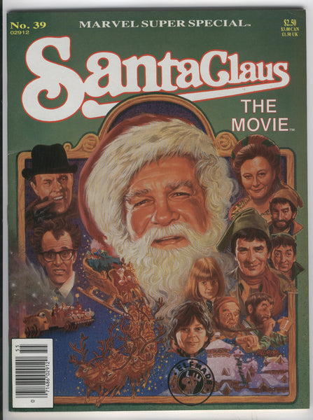Marvel Super Special #39 Santa Claus The Movie Adaptation Magazine HTF Later Issue FVF