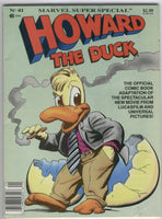Marvel Super Special #41 Howard The Duck HTF Movie Adaptation FN