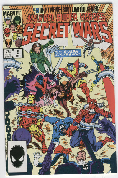 Marvel Super Heroes Secret Wars #5 The X-Men Strike Back! FVF