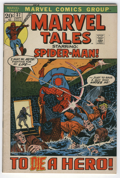 Marvel Tales #37 Starring Spider-Man Bronze Age Classic FVF