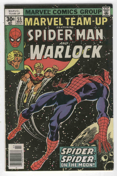 Marvel Team-Up #55 Spider-Man and Warlock Byrne Art Bronze Age Infinity Gauntlet Key FVF