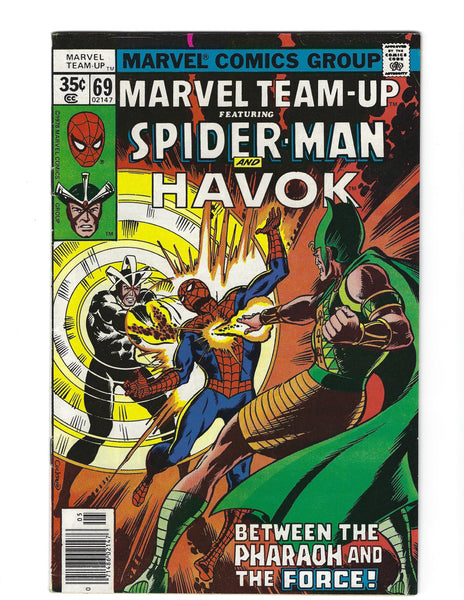 Marvel Team-Up #69 Spidey And Havok Bronze Age Byrne Art VGFN