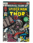 Marvel Team-Up #70 Spidey And Thor "When Walks The Living Monolith!" Bronze Age VGFN