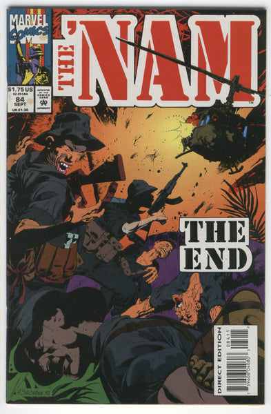 'Nam #84 The End HTF Last Issue That's All She Wrote FVF