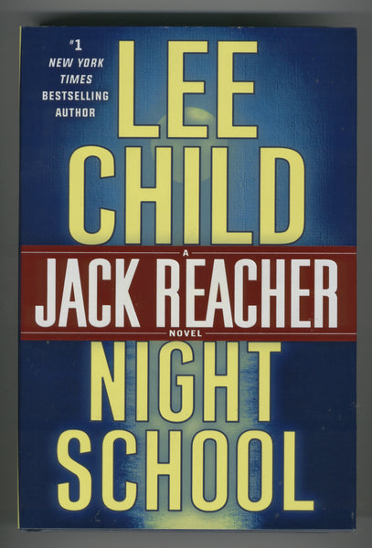 Lee Child Night School Jack Reacher Hardcover w/ DJ First Edition VF