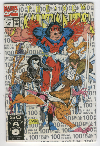 New Mutants #100 Last Issue HTF 3rd Print VF