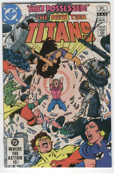 New Teen Titans #17  She's Possessed! Perez art VF