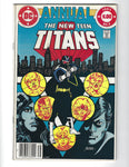 New Teen Titans Annual #2 First Vigilante! News Stand Variant VF-