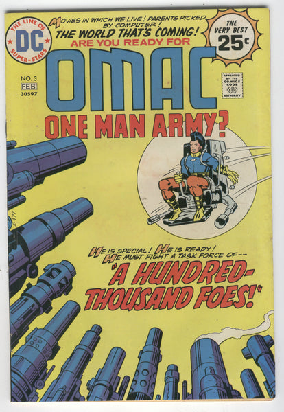 Omac #3 Bronze Age Kirby Classic VGFN