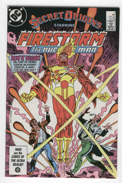 Secret Origins #4 Firestorm The Nuclear Man VF+