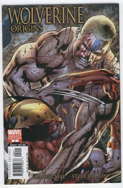 Wolverine Origins #2 Variant Cover VS Nuke Dillon Art VF