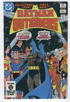 Batman And The Outsiders #1 These Are My New Partners Modern Age Key VF