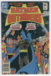 Batman And The Outsiders #1 Forget The Justice League! News Stand Variant FN