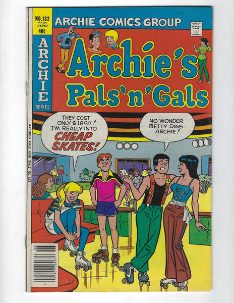 Archie's Pals 'n Gals #132 Bronze Age VGFN