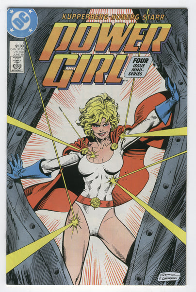 Power Girl 1988 Complete 4 Issue Mini Series VFNM