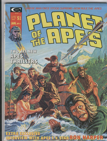 Planet Of The Apes Magazine #4 Bronze Age Sci-Fi Classic VF