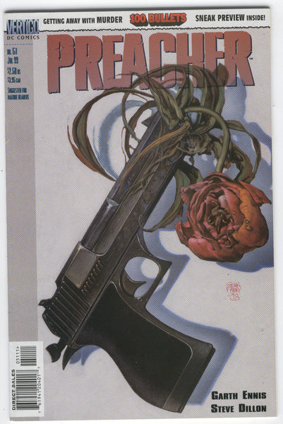 Preacher #51 100 Bullets Preview Garth Ennis Steve Dillon Mature Readers VF