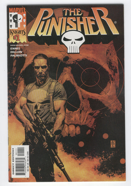 Punisher #1 Marvel Knights 2000 Ennis Dillon VF Mature Readers