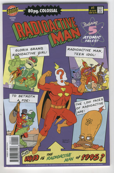 Radioactive Man 80 Page Giant from 1995 Simpsons VFNM
