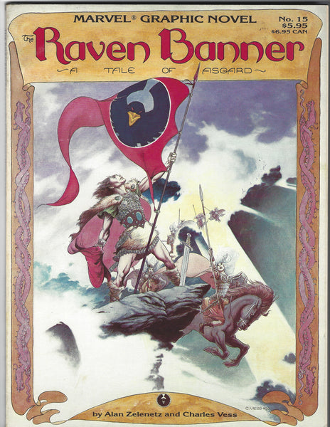 Marvel Graphic Novel #15 The Raven Banner Vess Art FVF