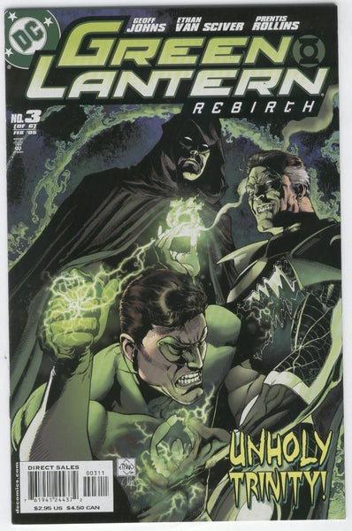 Green Lantern Rebirth #3 Unholy Trinity VFNM!
