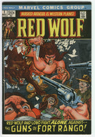 Red Wolf #1 Masked Avenger of the Western Plains Bronze Age Key FVF