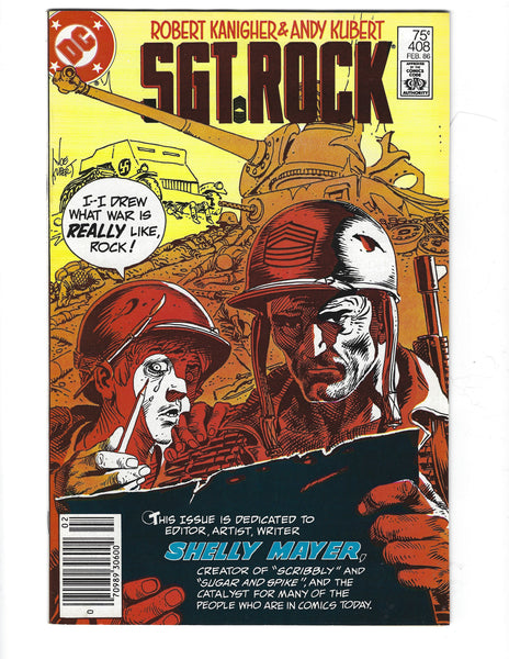 Sgt Rock #408 News Stand Variant VF