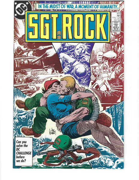 Sgt Rock #412 Kubert Classic VF
