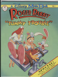 Disney Movie Book Roger Rabbit In Tummy Trouble HTF Square Bound w/ poster VFNM!