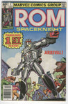 Rom Spaceknight #1 Fabulous First Issue Bronze Age Key VGFN