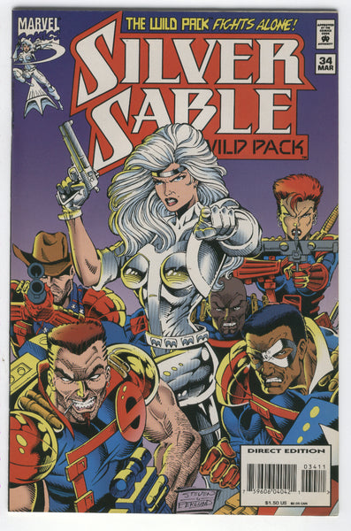 Silver Sable #34 HTF Later Issue VFNM