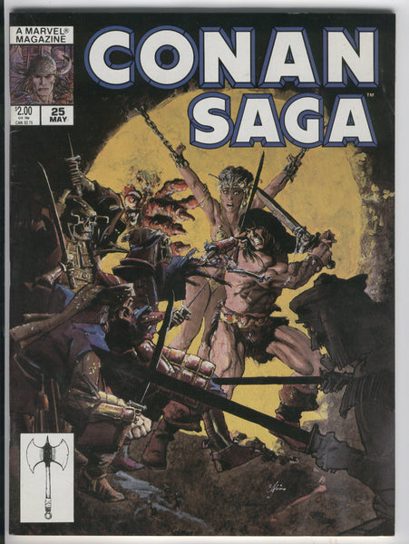 Conan Saga #25 Drums Of Peril VF