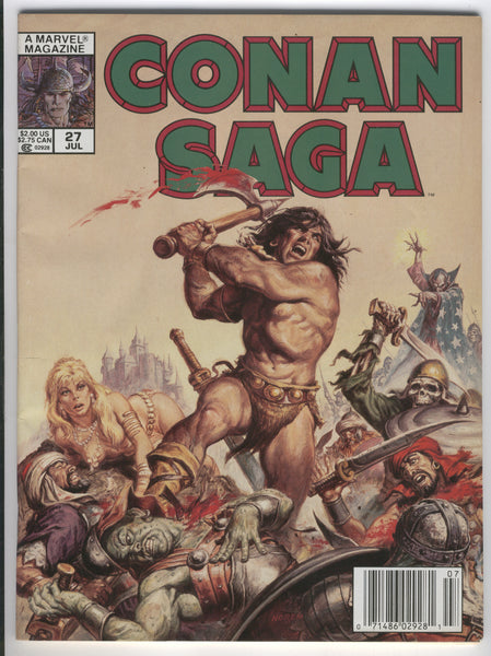 Conan Saga #27 News Stand Variant FN