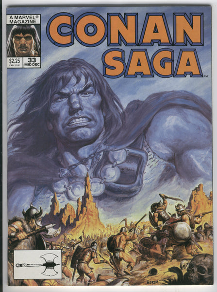 Conan Saga #33 The Sleeper Beneath The Sands VF