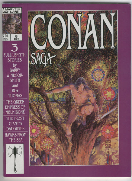 Conan Saga Magazine #6 The Frost Giant's Daughter Barry Smith FVF