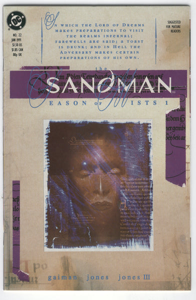 Sandman #22 Season Of Mists Neil Gaiman VFNM