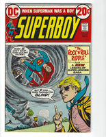 Superboy #195 The Rock 'n Roll Riddle! Bronze Age FN