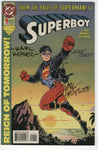 Superboy #1 Dynamic Forces Signed Karl Kesel Doug Hazlewood #2602 of 5000 w/ COA NM-