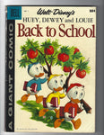 Walt Disney's Huey, Dewey and Louie Back To School #1 Golden Age Dell Giant VG
