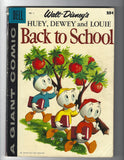 Walt Disney's Huey, Dewey and Louie Back To School #1 Golden Age Dell Giant VG