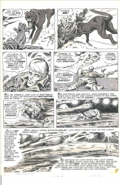 Unknown Worlds of Science Fiction #2 Page 31 Original Art by Jim Mooney Bronze Age
