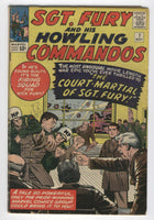Sgt. Fury And His Howling Commandos #7 The Court Martial Jack Kirby Silver Age Key GVG