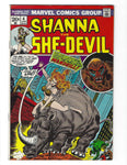 Shanna The She-Devil #4 GGA HTF Bronze Age VGFN