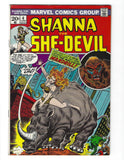 Shanna The She-Devil #4 GGA HTF Bronze Age VGFN