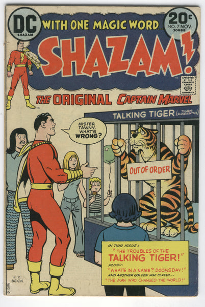 Shazam #7 The Original Captain Marvel Bronze Age VG