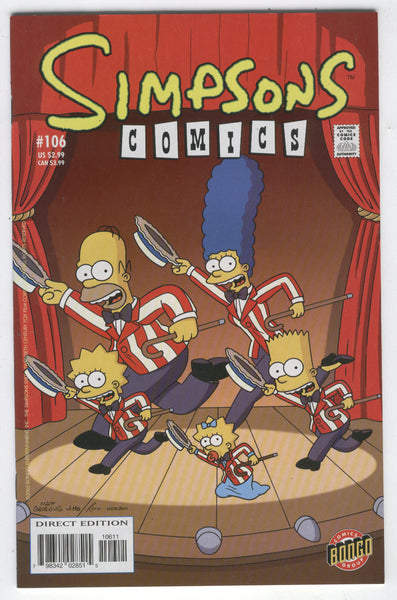 Simpsons Comics #106 Attacked By Space Aliens! VFNM