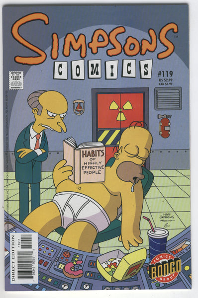 Simpsons Comics #119 Homer Takes Control! VFNM