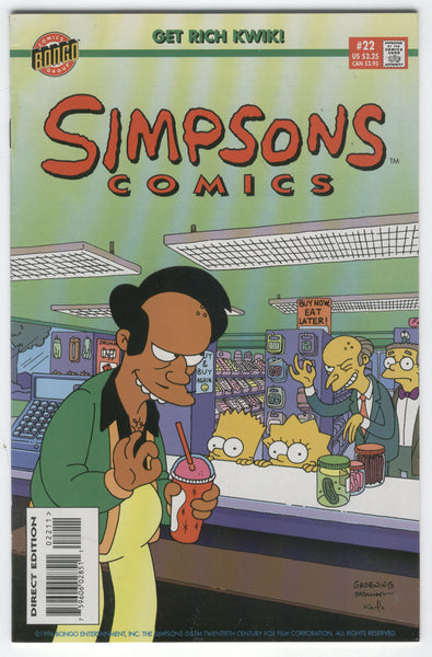 Simpsons Comics #22 VFNM