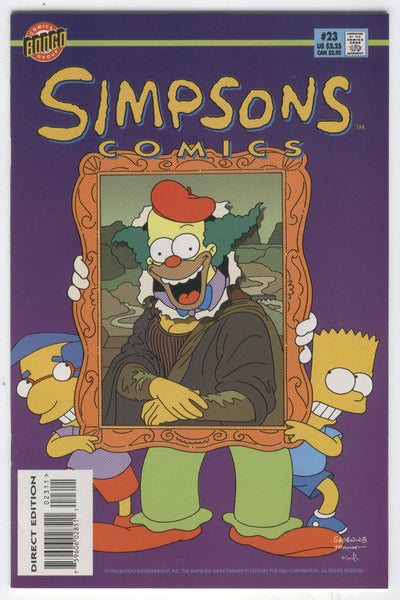 Simpsons Comics #23 The Devil Comes To Visit! VFNM